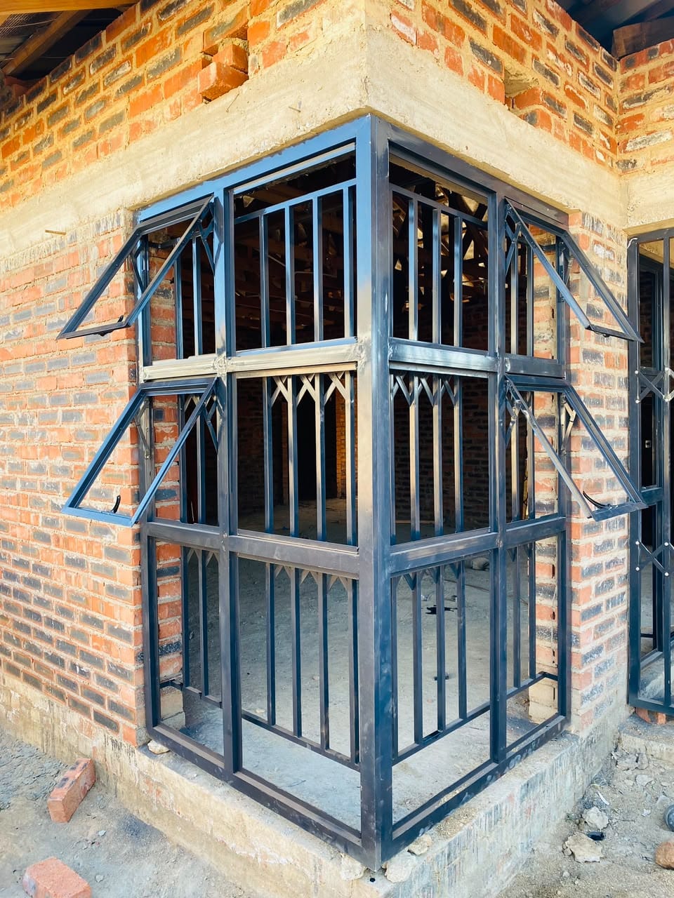Corner Window Fabrication